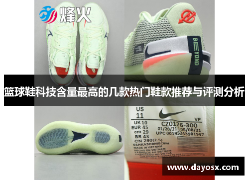篮球鞋科技含量最高的几款热门鞋款推荐与评测分析