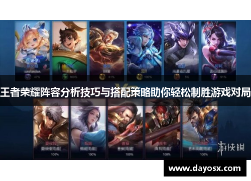 王者荣耀阵容分析技巧与搭配策略助你轻松制胜游戏对局